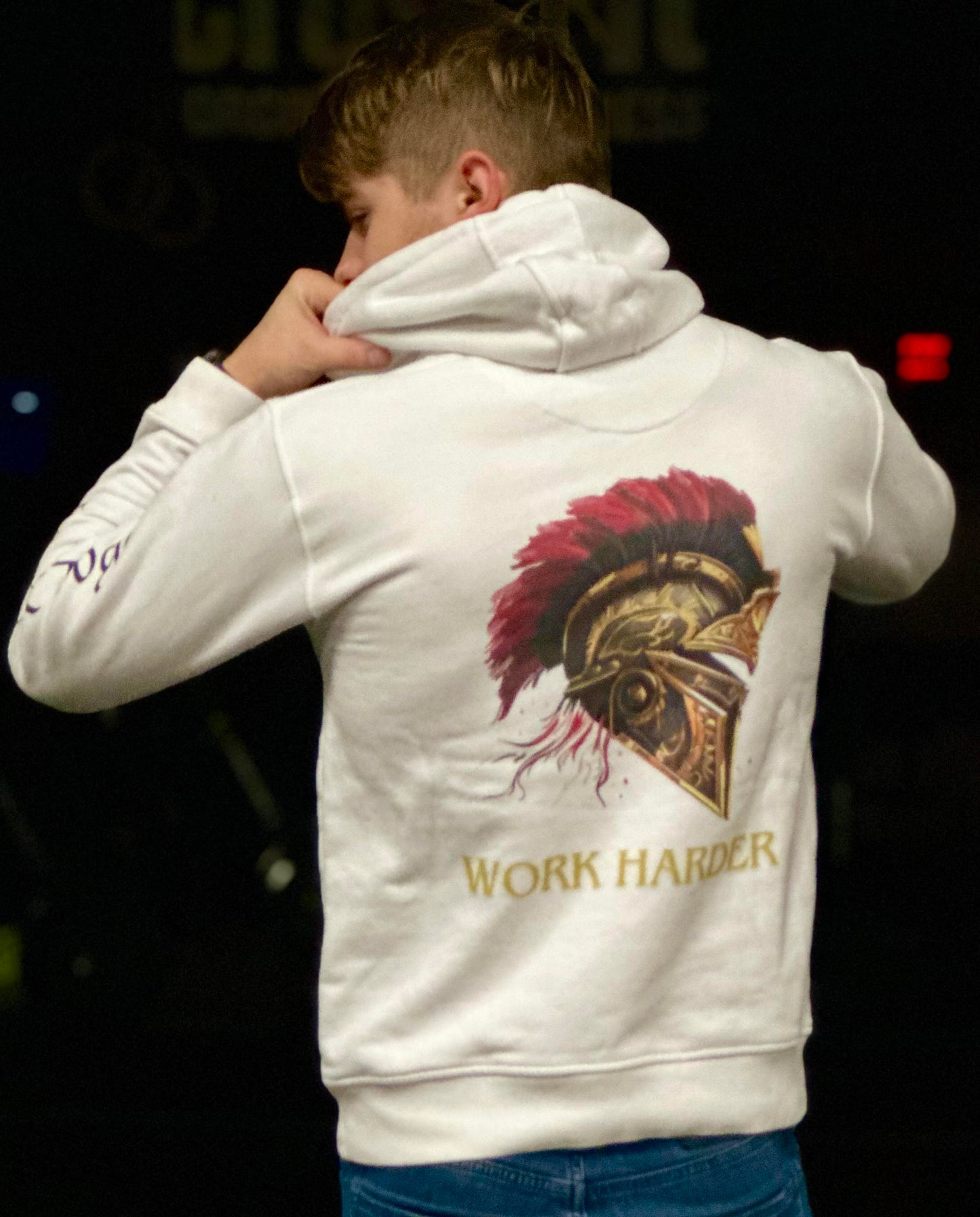 WORK HARDER hoodie